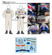 MSMD046 1/20 MSM 데칼 멕라렌 F1 키미 라이코넨 K.Raikkonen Decal "McLaren" 2005