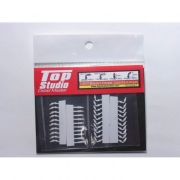 TD23047 1/12 1/20 1/24 탑스튜디오 Top Studio 호스 조인트 1.6mm Resin Hose Joints (Large) 타미야 프라모델 적용