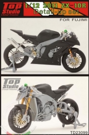 [사전 예약 ~5/29일] TD23099 1/12 탑스튜디오 Top Studio 가와사키 Kawasaki 2011 ZX-10R Detail-Up Set 후지미 Fujimi 141343 적용