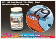 DZ061 Zero Paints 포르쉐 포드 Gulf Blue Paint for 917's and GT40's etc 60ml - ZP-1103