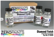 DZ071 유광 우레탄 클리어 세트 (클리어+신너+하드너) Zero Paints Diamond Finish - 2 Pack GLOSS Clearcoat System (2K Uret
