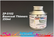 DZ081 제로 일반 페인트 신너 250ml Zero Paints Basecoat Thinners 250ml - ZP-5102