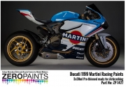 DZ134 Zero Paints 두카티 마티니 레이싱 Ducati 1199 Martini Racing Paints 3x30ml