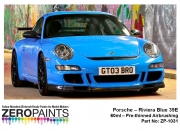 DZ176 Zero Paints 포르쉐 리비에라 블루 Porsche Riviera Blue 39E 60ml