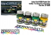 DZ251 Zero Paints 로터스 Lotus Ford 102D Paint Set 4x30ml