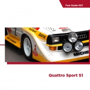 KOM-FG007 Komakai Audi Quattro Sport S1 코마카이 디테일업 가이드북