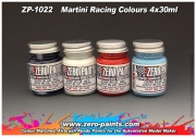 DZ275 Zero Paints Martini Racing Colour Paint Set 4x30ml - ZP-1022  