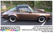 DZ280 Zero Paints Custom Paint Mixing Service 60ml - ZP-1000 1979 Porsche 911 (Copper Brown Metallic