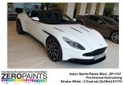 DZ345 Zero Paints Aston Martin Paints 60ml - ZP-1137 Stratus White - 2 Coat set (2x30ml) 5117H 