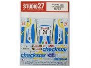 ST27-DC987 1/24 Citroen DS3 #24 Italia WRC 2012 Studio27 스튜디오27 프라모델 데칼