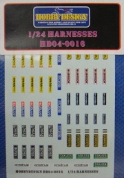 HD04-0016 1/24 Harnesses pad logo 프라모델 데칼