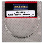 HD05-0026 Hobby Design 0.2mm Stainless Steel Wire 1m 프라모델 디테일파츠
