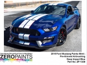 DZ379 Zero Paints 2015 Ford Mustang Paints 60ml Deep Impact Blue - ZP-1339 
