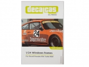DCL-MSK002 Decalcas 1/24 Porsche 934 Turbo RSR 데칼카스 유리창 마스킹 레벨
