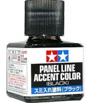 87131 Tamiya Panel Line Accent Color - Black