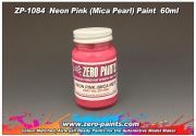 DZ384 Zero Paints Neon Pink Paint ­ Mica Pearl 60ml ZP­1112