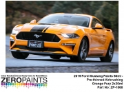 DZ401 Zero Paints 2010 Ford Mustang Paints 2x30ml Orange Fury