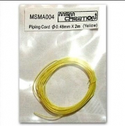MSMA004 Piping Cord 0.48mm diameter x 2m (Yellow)