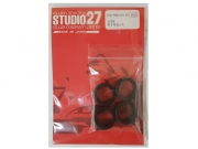 ST27-MO2401-38 1/24 ALUMINUM WHEEL RUBBER Studio27 스튜디오27 프라모델 디테일 파츠