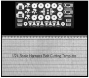 8124 1/24 Harness Hardware Etching SMS Scale Motorsport
