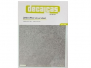 DCL-PAT001 1/12 Carbon fiber decal sheet: Sparkling twill, medium size