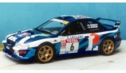 Tk24/109 Subaru Impreza WRC Rousselot 1er Touquet 2001 for Tamiya Renaissance Decal 르네상스 데칼