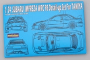 HD02-0249 1/24 Subaru Impreza WRC 98 Detail-up Set For T（PE+Resin+Metal parts） Hobby Design