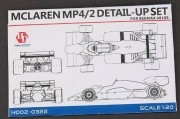 HD02-0322 1/20 Mclaren MP4/2 \'84 British GP VER. Detail-UP Set For A （PE+Metal parts+Resin） Hobby D