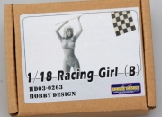 HD03-0263 1/18 Racing Girl (B) (Resin+Decals) Hobby Design