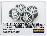 HD03-0282 1/18 21\' FORGED MONZA WHEELS For FERRARI Hobby Design