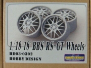HD03-0302 1/18 18\' BBS RS-GT Wheels