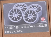 HD03-0364 1/18 18\' RSII Wheels Hobby Design