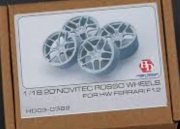 HD03-0382 1/18 20\' Novitec Rosso Wheels For HW Ferrari F12 Hobby Design