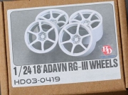 HD03-0419 1/24 18\' ADVAN RG-III Wheels Hobby Design