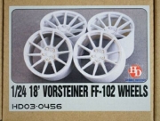 HD03-0456 1/24 18\' Vorsteiner FF-102 Wheels Hobby Design