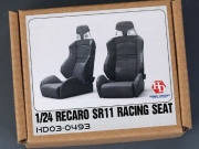 HD03-0493 1/24 Recaro SR11 Racing Seats (Resin+Decals) Hobby Design