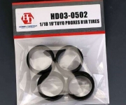 HD03-0502 1/18 19\' Toyo Proxes R1R Tires Hobby Design