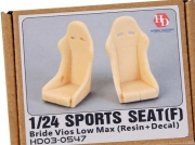 HD03-0547 1/24 Sports Seat (F) Bride Vios Low Max (Resin+Decal） Hobby Design