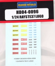 HD04-0096 1/24 Rays TE37 Logo Hobby Design