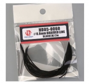 HD05-0060 0.8mm Braided Line Black (黑) 2m Hobby Design
