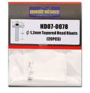 HD07-0078 1.2mm Tapered Head Rivets Hobby Design