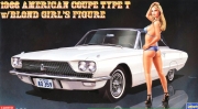 52241 1/24 1966 American Coupe TypeT w/Blond Girls Figure Hasegawa