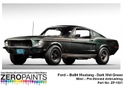 DZ587 Bullit Mustang - Dark Met Green Paint 60ml Zero Paints ZP­-1205
