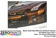DZ590 Black Gold Paint 60ml for LB Works Nissan GT-R R35 Type 2 Ver.1 Zero Paints ZP­-1626