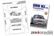 ZD-WM-0008 1/24 BMW M3 E30 Window Painting Masks(Beemax)