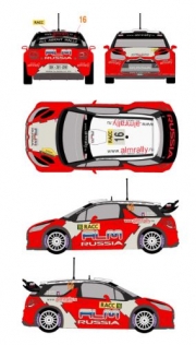 RD24/006 1/24 Citroen DS3 WRC #16 Rally RACC Catalunya 2011 Racing 43 Decals