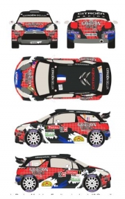 RD24/013 1/24 Citroen DS3 WRC #1 Rally Du Condroz 2013 Racing 43 Decals