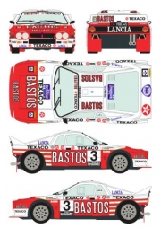 RD24/022 1/24 Lancia 037 "Bastos" #3 Rally Van Haspengouw 1985 Racing 43 Decals