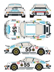 RDEC24/001 1/24 Porsche 934 #55 "Danone" LM 1977 Racing 43 Decals