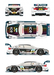 RDT24/002 1/24 BMW M3 DTM #21 "ICE WATCH" 2013 (M.Witmann) Racing 43 Decals
